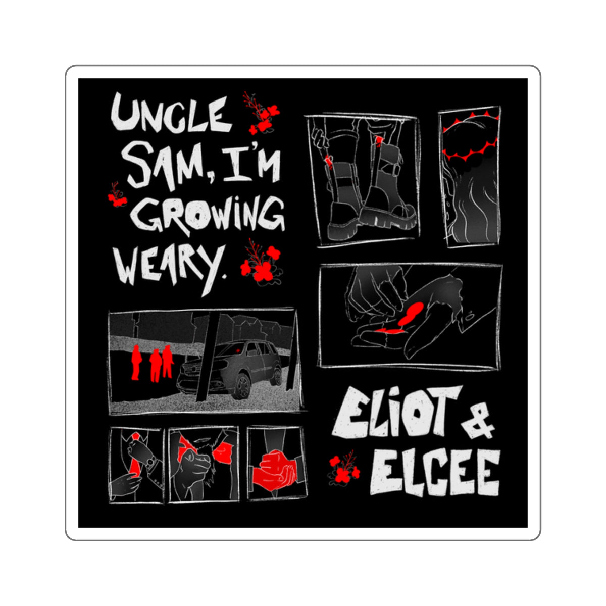Uncle Sam, I'm Growing Weary Sticker